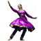 Violet Anarkali Dance Costume